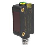 PSE-PM10DPRL-E3 Фотодатчик лазерный, отражение от рефлектора до 10м (рефлектор TD-09A в комплект не входит), красный 650 нм, 32,5x10,6x20 мм, выход PNP, на свет/на затемнение, рег. чувст, питание 12-24VDC, IP67, 1000 Гц, разъём М8 4-pin