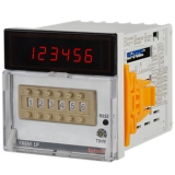 FX6M-1P4 Счётчик-таймер, W72xH72мм, 6 разрядный, СИД, 1 уставка, 1 релейный выход, 100-240VAC