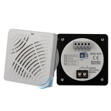 B6MA-4GLP Музыкальный зуммер, 4 мелодии, Индикатор зел цвета., монтажное отверстие диаметр = 66мм. питание 110-220VAC, Звук. Макс. 95dB(1m), IP65, PNP вход с открытым коллектором