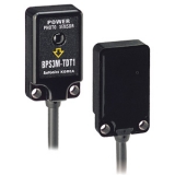 BPS3M-TDTL Компактный фотодатчик, плоский, 16x7.5x28 мм, в комплекте излучатель и приёмник, на свет, DC12-24V, NPN - выход, расст. срабат. 0 - 3 м, непрозрачный объект мин. D=5 мм, кабель 2 м