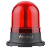 SNT-715-SB-1 Сигнальный маяк 70 мм, куполовидный, монтаж на поверхность, постоянное свечение, Красный, 24V/DC, IP65. Зуммер