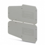 D-ZDIK 1.5 Концевая крышка, Длина: 73,5 мм, Ширина: 2 мм, Высота: 40,7 мм, Цвет: cерый