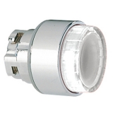 8LM2TBL207 Толкатель кнопки в металлическом корпусе, выступающий тип, без фиксации, с возможностью установки подсветки, (без крепежного основания ..AU120), цвет бесцветный