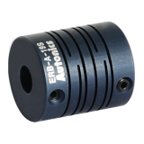 ERB-A-19S-04/04 Муфта для энкодера, длина 22 мм, диаметр внешний 19 мм, внутренний диаметр 4 мм, материал алюминий, винтовое крепление.