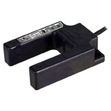 BUP-30 Фотодатчик П-образный корпус. питание 12-24VDC, выход NPN с откр.коллект., IP66; режим работы - на свет/на затемнение, целевой объект не меньше d=4 мм, кабель 2 метра