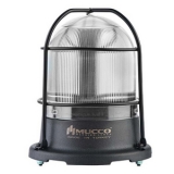 SNT-112-B-KFS-5 Сигнальный маяк 100 мм с расширенным диапазоном питания, стробоскопический эффект, Белый, 24-90V DC / 24-60V AC, IP65. Зуммер