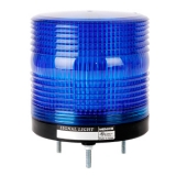 MS115S-S00-B Сигнальный маяк d=115×121мм, монтаж на шпильках 3×M5, модуль с ксеноновой лампой мигающего свечения: синий, питание 12…24VAC/DC, IP65