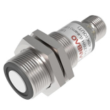 UR18-CC50DI-E2 Ультразвуковой датчик M18, выход 4...20mA, дистанция сраб. Sn=40-500 мм, питание 15…30VDC, разъём М12 4-pin, в комплекте ответная часть разъём М12 4-pin с кабелем 2м + кронштейн, IP67.