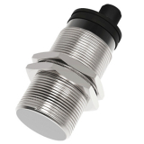 CR30CF10DPR-E2 Емкостной датчик цилиндрический, M30 мм, медно-никелевый сплав, заподлицо, выход PNP НО+НЗ, регул. чувствит., расст. сраб. Sn=10 мм, питание 10…30VDC, 50 Гц, IP67, разъём М12 4-pin