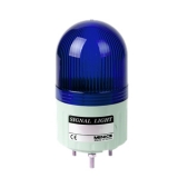 MLGS-20-B Сигнальный маяк d=66×115мм, монтаж на шпильках 3×M4, модуль с ксеноновой лампой мигающего свечения: синий, питание 220VAC, IP42