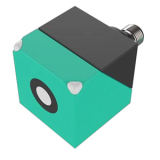 US40-CC50DT-E2 Ультразвуковой датчик прямоугольный, размер 40x40x40 мм, Выход Com TTL232, RS232,  дистанция cраб. Sn=40-500 мм, питание 20-30VDC, разъём М12 4-pin, в комплекте ответная часть разъём М12 4-pin с кабелем 2м + кронштейн,  IP67