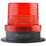 SNT-915-ND-1 Сигнальный маяк 90 мм, датчик освещенности, 5 режимов свечения, Красный, 12-24V AC/DC, IP65.