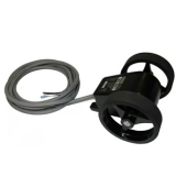 WE -M4T Линейный колесный энкодер (питание 10…30 VDC, 1 имп/1 мм, 200 имп/об, выход: A, B,- двухфазный NPN и PNP,  вых. частота - до 10кГц, частота вращения - до 3000 об/мин, D колеса = 63,69 мм, кабель 2м)