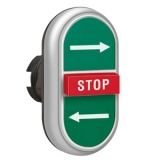 LPCB7365 Тройная кнопка нажатия, с крепежным основанием, пружинный возврат