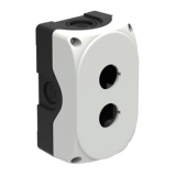 LPZP2A8 Корпус пластиковый для пультов управления, 2 отверстия под кнопки, цвет серый