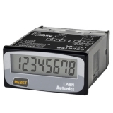 LA8N-BF Компактный счетчик с ЖК дисплеем (только индикация), питание встроенная литиевая батарея 3VDC, срок службы батареи 7 лет, режим работы - прямой счет, сигнальный вход-24-240VAC/6-240VDC, макс скорость счета 1кГц