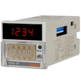 FX4S-1P2 Счетчик/Таймер прямого и обратного счета, 4 цифры, питание 24-48VDC/24VAC, размер 48x48x91 mm, выход Релейный 1С + NPN