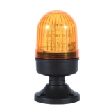 MS66G-B00-C Сигнальный маяк d=66×97мм, монтаж на пластиковой опоре, LED модуль пост./мигающ. свечения: прозрачный + зуммер 80дБ, питание 12…24VAC/DC, IP52