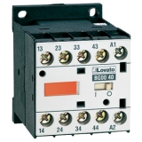 11BG0040A110 Вспомогательный миниконтактор 4-х полюсный, 4НО, для категорий нагрузок AC15, DC12, DC13, катушка управления 110VAC, винтовой зажим