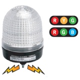 MS86M Трехцветная светодиодная стробоскопическая сигнальная лампа, d=86 мм