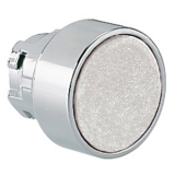 8 LM2T B108 Толкатель кнопки в металлическом корпусе, утапливаемый, без фиксации, (без крепежного основания ..AU120), цвет белый