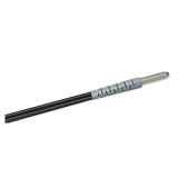 PFT-310 Оптоволоконный кабель на пересечении луча, головка прямая M3, диапазон срабатывания до Sn=200 мм (T-тип),  мин. радиус игиба R25 мм, длина кабеля 1 м