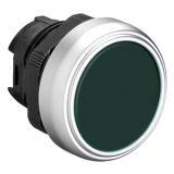 LPCQ102 Толкатель кнопки пластиковый, d=22 мм, c фиксацией, (без крепежного основания ..AU120), цвет черный