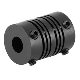 EC1-6 COUPLING (Замена на D15L21-6x6) Муфта пластиковая для энкодера. внутр d=6 мм, внешний d=15 мм. длина муфты 22 мм
