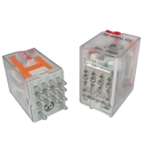 AE-407ALTU Реле 5А, 4С, катушка 220VAC, светодиод + тестовая кнопка