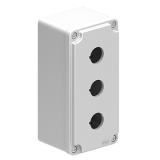 LPZM3A8 Корпус для пультов управления на 3 кнопки d=22 мм, металл, серый, 80х170х73 мм