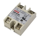 SSR-40DA   1-фазное твердотельные реле 40A, U вх. упр. 3-32VDC (вкл/выкл реле), Uвых 24-380VAC, переход через 0