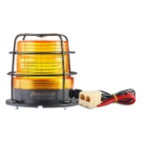 SNT-925-PH-KFS-3  Сигнальный маяк для подключения телефона, 5 режимов свечения, Жёлтый, 85-260V AC/DC, IP65. Зуммер