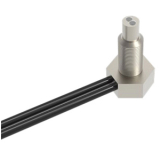 PFR-410-V Оптоволоконный кабель диффузного отражения, головка под углом 90 градусов, M4, диапазон срабатывания до Sn=35/110/200 мм (D-тип),  мин. радиус игиба R25, длина кабеля 1 м