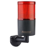 SNT-7013-CB1-1-L Светосигнальная колонна, 70 мм, 1 секция, стробоскопический эффект, зуммер, 12-24V AC/DC, Красный, IP65