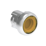 LPSQL105 Металлическая кнопка Platinum диаметром 22 мм, утапливаемая, с подсветкой, цвет желтый, с фиксацией, возврат повторным нажатием, (без крепежного основания LPXAU 120M)