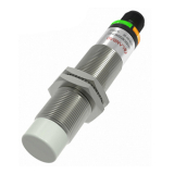 CR18XCN12DPOY-E2 Емкостной датчик цилиндрический, M18x80 мм, медно-никелевый сплав, незаподлицо, выход PNP НO, регул. чувствит., расст. сраб. Sn=12 мм, питание 10…30VDC, 35Гц, IP67, разъём М12 4-pin