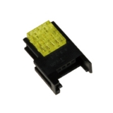 CNE-S04-YW Гнездо на кабель, желтый, 4-контактное, AWG 24 до 26, сечение провода 0.13 до 0.21, диаметр 1.0 до 1.2мм