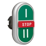 LPCB7345 Тройная кнопка нажатия, с крепежным основанием, пружинный возврат