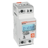 DMED122 Цифровой 1-фазный счетчик энергии с подсвеченным LCD-дисплеем, 2U, M-Bus