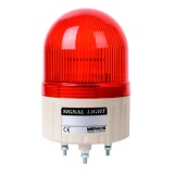 ASGF-01-R Сигнальный маяк d=86×131мм, монтаж на шпильках 3×M4, модуль с лампой накаливания (BA15S) мигающего свечения: красный, питание 12VAC/DC, IP42