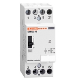 CNM3210024 3-х или 4-х полюсный модульный контактор с ручным управлением, 32 A AC1, 24 VAC/DC (4NO)