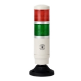 PMEGB-202-RG Светосигнальная колонна d=45 мм, монтаж на пластиковой опоре (MAM-B070B), осн. корп. 72.5мм (пластик), 2 модуля (LED) постоянного свечения: красный/зелёный + зуммер 80дБ, питание 24VAC/DC, IP52