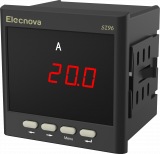 SI96-CJ 5А К 1RS485 2DO Амперметр 1-фазный, тип индикатора - LED, питание АС/DC 80-270В, размеры лицевой панели 96х96 мм, вырез в щите 91x91 мм, Выходы: RS485 (протокол Modbus-RTU), 2 реленых выхода: 5A, 250VAC, IP64, Tемпература работы -40..+70C