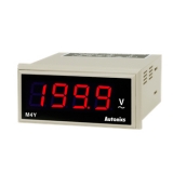 M4Y-AV-6 Измеритель, переменное напряжение, СИД, W72xH36 мм, 3 1/2 знака, 400В AVG полная шкала, 100-240VAC