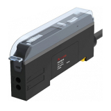 FD2-PB11R Усилитель для оптоволоконных датчиков, 1 цифровой дисплей, выход  PNP, красный 660 нм, режим работы на свет/на затемнение, питание 12-24VDC, задержка вкл./выкл. от 1 до 40 мс. IP54, Кабель 2 метра