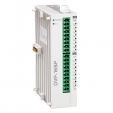DVP16SP11R, Модуль расширения (серия S) 8 дискрет. вх. (NPN/PNP)/8 дискрет.вых. (реле, 1,5А), =24VDC