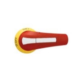 GEX66N Рукоятка прямой установки запираемая, красная/желтая