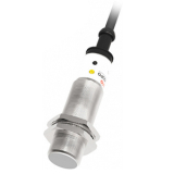 CR18CF05DNR-E2 Емкостной датчик цилиндрический, M18x84 мм, медно-никелевый сплав, заподлицо, выход NPN НО/НЗ, регул. чувствит., расст. сраб. Sn=5 мм, питание 10…30VDC, 50 Гц, IP67, разъём М12 4-pin