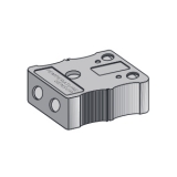 DY-1000-2 Разъём для термопары Хромель-Алюмель(K), с круглыми контактами, розетка