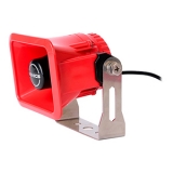 MSP-HB15(R) 15W Миниатюрный звуковой оповещатель, монтаж под брекет, красный, 15 Вт, 6 Ом